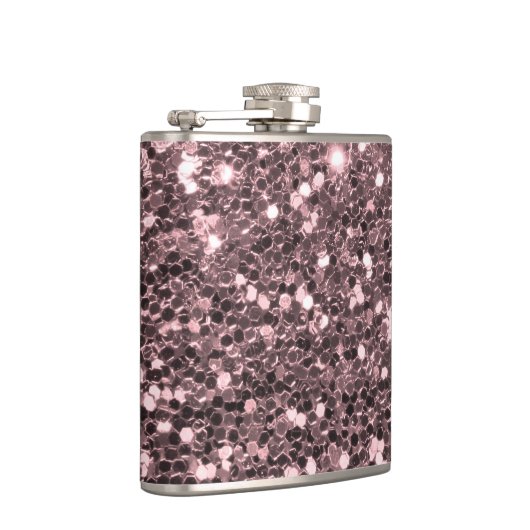 Roos Gold Faux Glitter Sparkles Heupfles (Rechts)