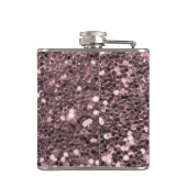 Roos Gold Faux Glitter Sparkles Heupfles (Achterkant)