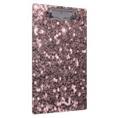 Roos Gold Faux Glitter Sparkles Klembord (Rechts)