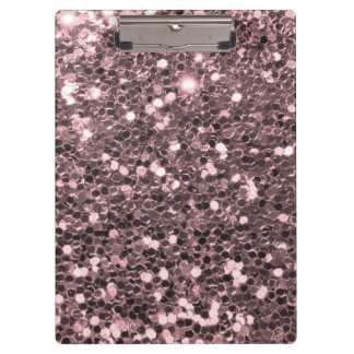 Roos Gold Faux Glitter Sparkles Klembord