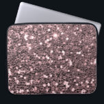 Roos Gold Faux Glitter Sparkles Laptop Sleeve<br><div class="desc">Glamoureus goud roos faux glitter.
Let op:  Dit zijn platte grafische afbeeldingen - geen verhoogde onderdelen.</div>