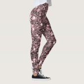 Roos Gold Faux Glitter Sparkles Leggings (Rechts)