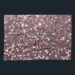 Roos Gold Faux Glitter Sparkles Theedoek<br><div class="desc">Glamoureus goud roos faux glitter.
Let op:  Dit zijn platte grafische afbeeldingen - geen verhoogde onderdelen.</div>