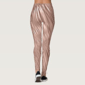 Roos Gold Faux Metallic Streak pattered Leggings (Achterkant)
