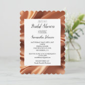  Roos Gold Faux Satin Vrijgezellenfeest Kaart (Staand voorkant)