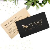 Roos Gold Feather Pen Logo N Notarische QR-code Visitekaartje