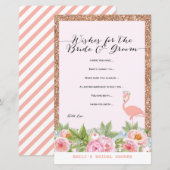 Roos Gold Flamingo Vrijgezellenfeest Game PRINED (Voorkant / Achterkant)