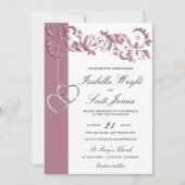 Roos Gold Floral-design Kaart (Voorkant)