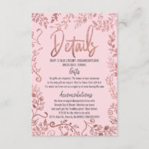 Roos Gold Floral Glitter Ombre Pink - Gegevens