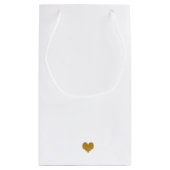 Roos Gold Floral Glitter Vrijgezellenfeest Harteli Klein Cadeauzakje (Achterkant)