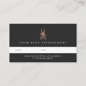 Roos Gold Floral | Hair Salon Afsprakenkaartje (Voorkant)