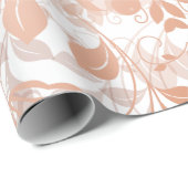 Roos Gold Floral Mandala Cadeaupapier (Rol Hoek)