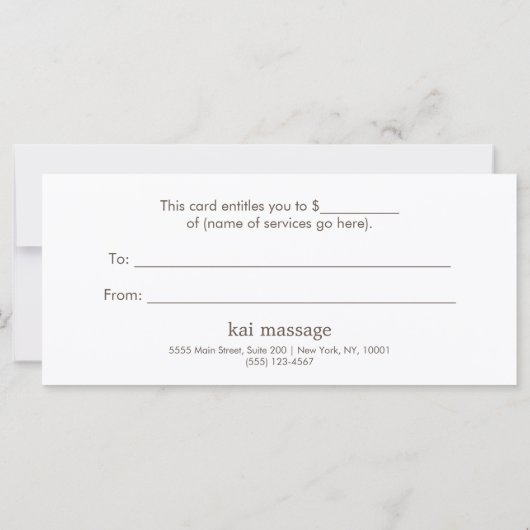 Roos Gold Floral Mandala Spa Cadeaubon (Achterkant)