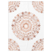 Roos Gold Floral Mandala Tafelkleed (Voorkant)