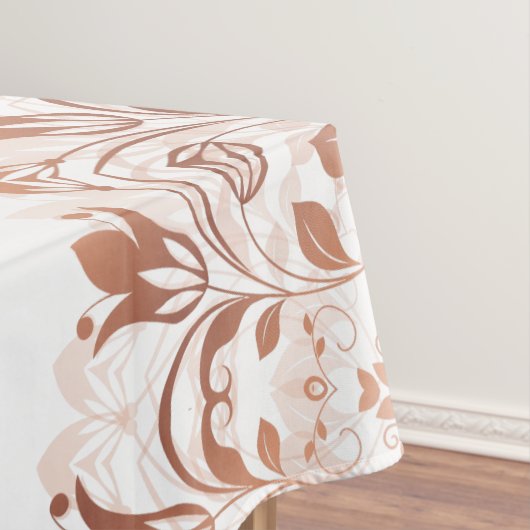 Roos Gold Floral Mandala Tafelkleed (Voorbeeld)