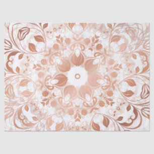 Roos Gold Floral Mandala Tissuepapier