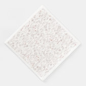 Roos Gold Floral Pattern Servet (Hoek)