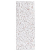 Roos Gold Floral Pattern Wijn Cadeautas (Achterkant)