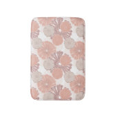 Roos Gold Flower Pattern Badmat (Voorkant Verticaal)