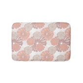 Roos Gold Flower Pattern Badmat (Voorkant)
