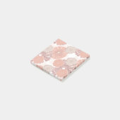 Roos Gold Flower Pattern Post-it® Notes (Schuin)