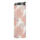 Roos Gold Flower Pattern Thermosbeker (Gedraaid links)