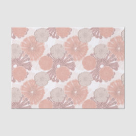 Roos Gold Flower Pattern Tissuepapier