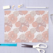 Roos Gold Flower Pattern Tissuepapier (Craft)