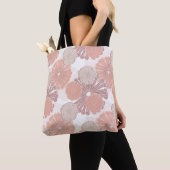 Roos Gold Flower Pattern Tote Bag (Dichtbij)