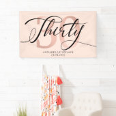 Roos Gold Foil 30e verjaardag   Spandoek (Insitu)