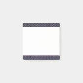 Roos Gold Foil Bohemian Tribal Arrows op Navy Blue Post-it® Notes (Voorkant)