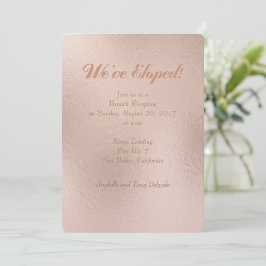 Roos Gold Foil-effect We hebben de aankondiging va (Staand voorkant)