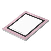 Roos Gold Foil en Black Border Notitieblok 5,5 inc (Linkerzijde)