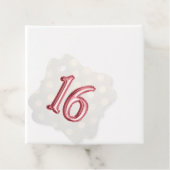 Roos Gold Foil en Glam Bokeh Shimmer Bedankjes Labels (In situ)