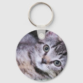 Roos Gold Foil Foto van modern Signature Monogram Sleutelhanger (Achterkant)