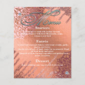 Roos Gold Foil Luxe Glam Elegant Stylish Wedding (Voorkant)