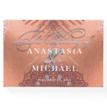 Roos Gold Foil Luxe Glam Elegant Stylish Wedding