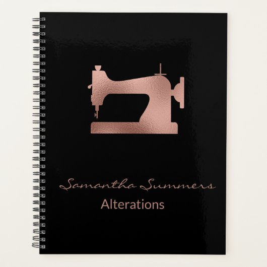 Roos Gold Foil naaimachines Planner (Voorkant)