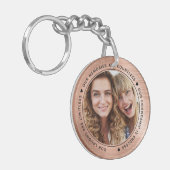 Roos Gold Foil Onze Laughs is een onbeperkte BFF-f Sleutelhanger (Voorkant Links)