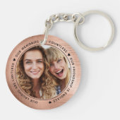Roos Gold Foil Onze Laughs is een onbeperkte BFF-f Sleutelhanger (Achterkant)