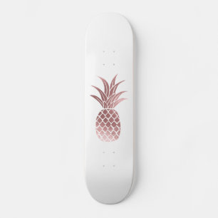 Roos Gold Foil Pineappelskateboard Persoonlijk Skateboard