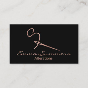 Roos Gold Foil-schroefdraad Naaldzaagwisselingen Visitekaartje