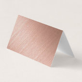 Roos Gold Foil Script Logo Business - Hartelijk da Visitekaartje (Achterkant)