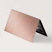 Roos Gold Foil & Script Photo Save the Date Card Visitekaartje (Achterkant)