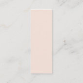Roos Gold Foil Stripe op Blush Pink Gift Labels (Achterkant)