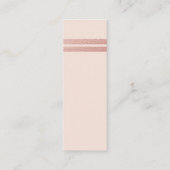 Roos Gold Foil Stripes | Blush roze Labels (Achterkant)