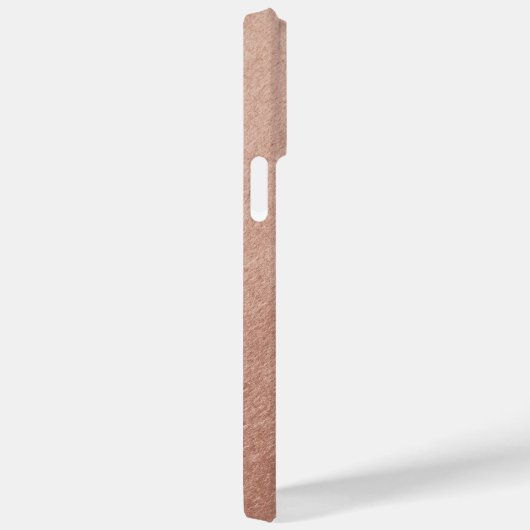 Roos Gold Foil Textuur Fotomonogram Case-Mate iPhone Case (Achterkant / Rechts)