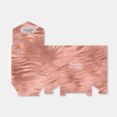 Roos Gold Foil Tiger Stripes Bedankdoosjes (Uitgevouwen)