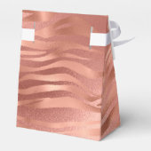 Roos Gold Foil Tiger Stripes Bedankdoosjes (Achterkant)