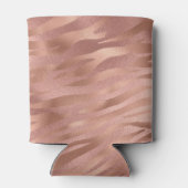 Roos Gold Foil Tiger Stripes Blikjeskoeler (Achterkant)